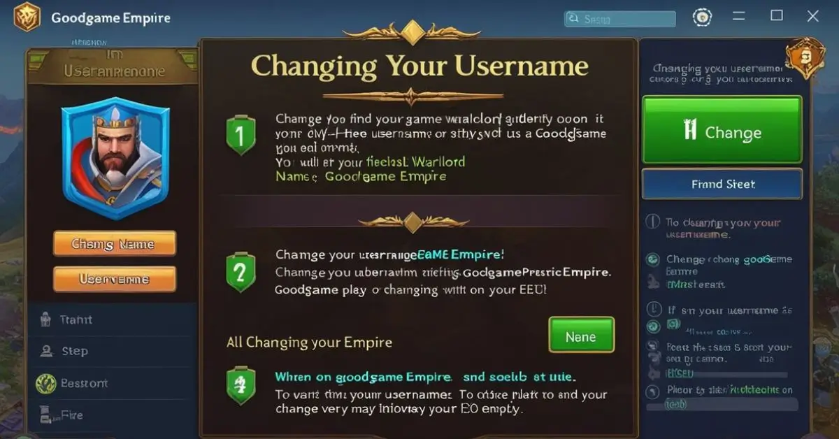 How to Change Name in Goodgame Empire